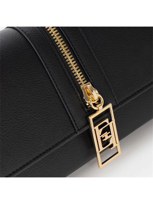 Borsa baguette in materiale effetto pelle con zip ELISABETTA FRANCHI | BS74A47E247E2110